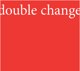Interview: A Double Change Interview