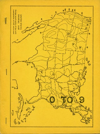 0 to 9, nos. 1–6 plus Street Works supplement to no. 6. 1967–1969. (Complete run.). Bernadette Mayer, Vito Acconci.