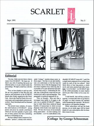 Scarlet, nos. 1–6/7. Alice Notley, Douglas Oliver. Sept. 1990–Mar. 1992.