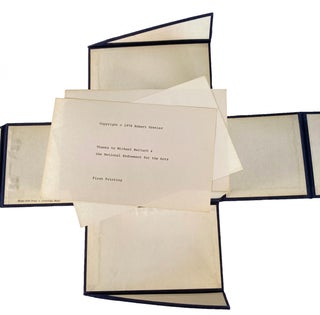 Sentences. Robert Grenier. Whale Cloth Press. 1978.