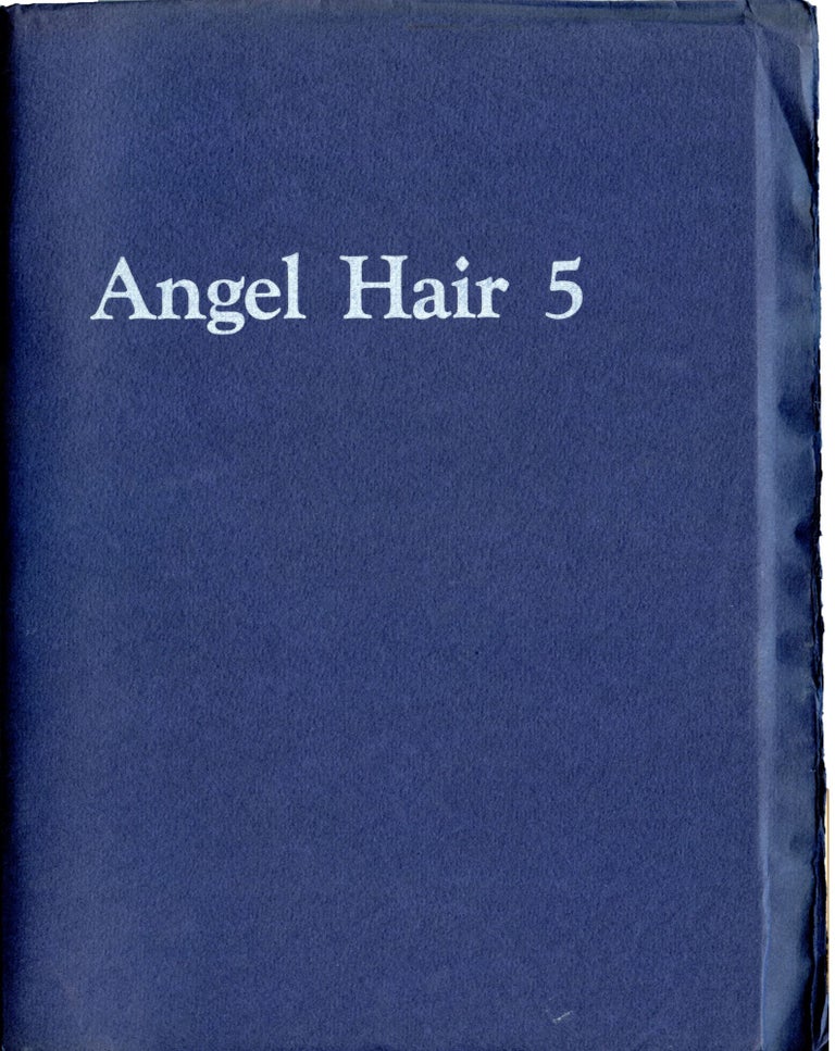 Angel Hair, no. 5. Spring 1968. Anne Waldman, Lewis Warsh.