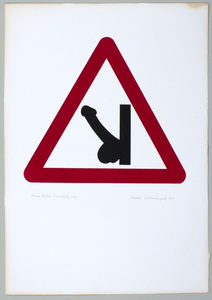 Roman / Britain Road Safety Sign. A. Doyle Moore. N.p. 1974.