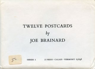 Twelve Postcards. Joe Brainard. Z Press. 1975.