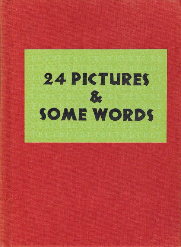24 Pictures & Some Words. Joe Brainard. Hemet. 1980.