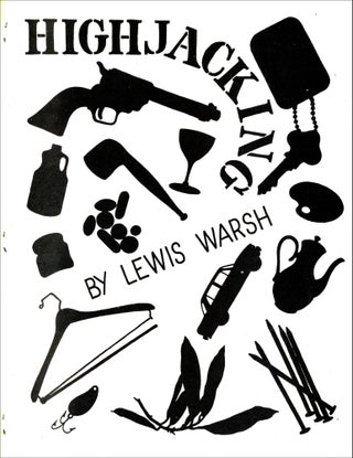 On the Wing / Highjacking. Anne / Lewis Warsh Waldman. Boke Press. 1968.