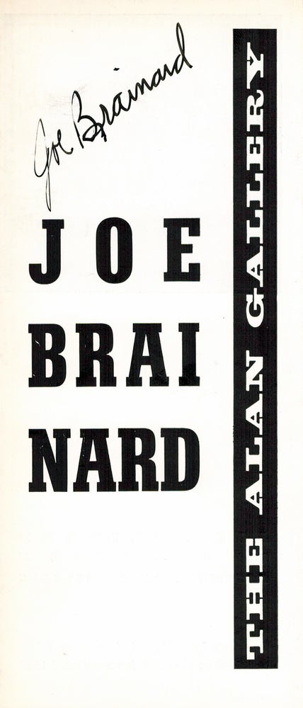 Joe Brainard Exhibition Assemblages & Collages. Joe Brainard. The Alan Gallery. 1965.