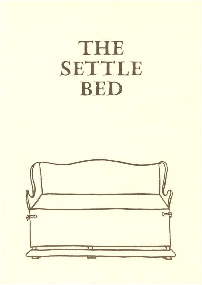 The Settle Bed. Seamus Heaney. Peter Fallon. 1989.