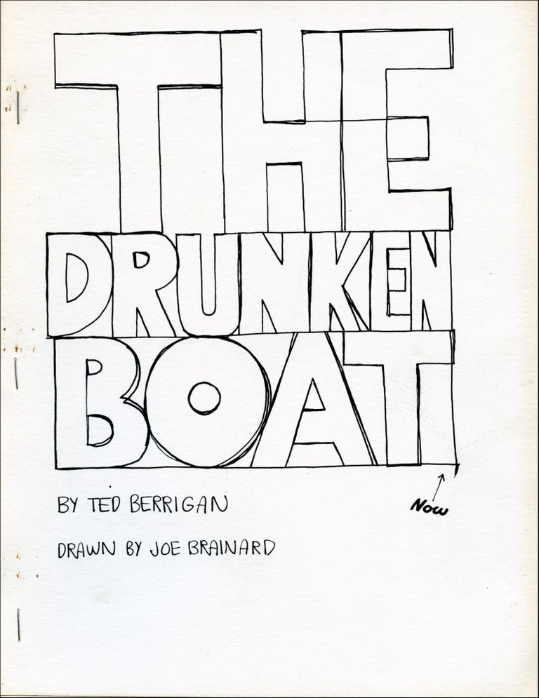 The Drunken Boat. Ted Berrigan, Joe Brainard. [Adventures in Poetry]. [1974].