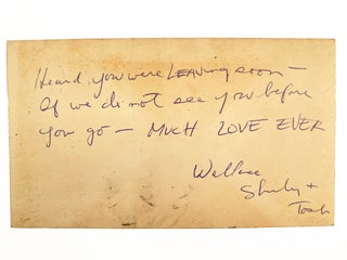 [Postcards and notes to Joanne Kyger]. Wallace Berman.