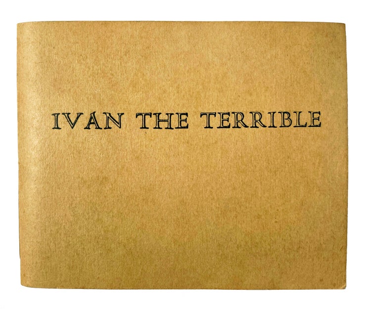 Ivan the Terrible. Larry Jordan. N.p. [1959].