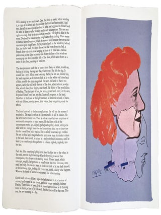 A Day Book (prospectus). Robert Creeley, R. B. Kitaj. Graphis. 1971.