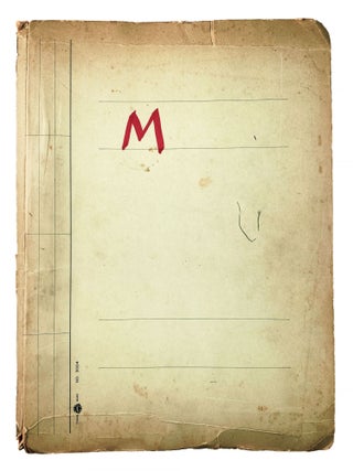 Joanne Kyger's collection of "M" magazine, nos. 1–2 in binder. Joanne Kyger. [1962].