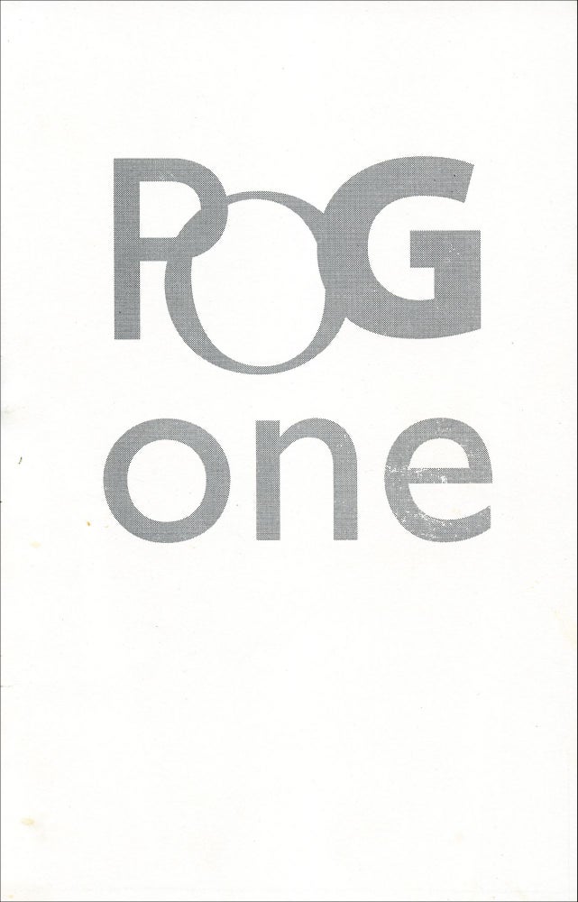 POGONE: The first anthology of writers and artists appearing in events sponsored by POG from February 1997 through June 1999. Sheila Murphy, Tenny Nathanson, Jen Bervin, anthology organizers Meridith Walters. POG and Chax Press. 1999.