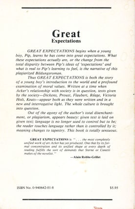 Great Expectations. Kathy Acker. Re/Search. 1978.