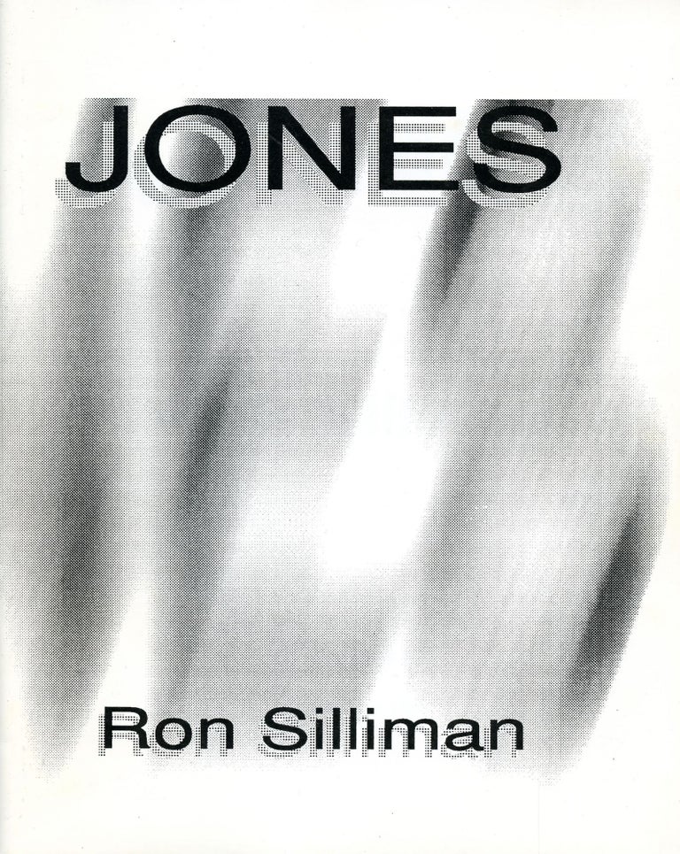 Jones. Ron Silliman. Generator. 1993.