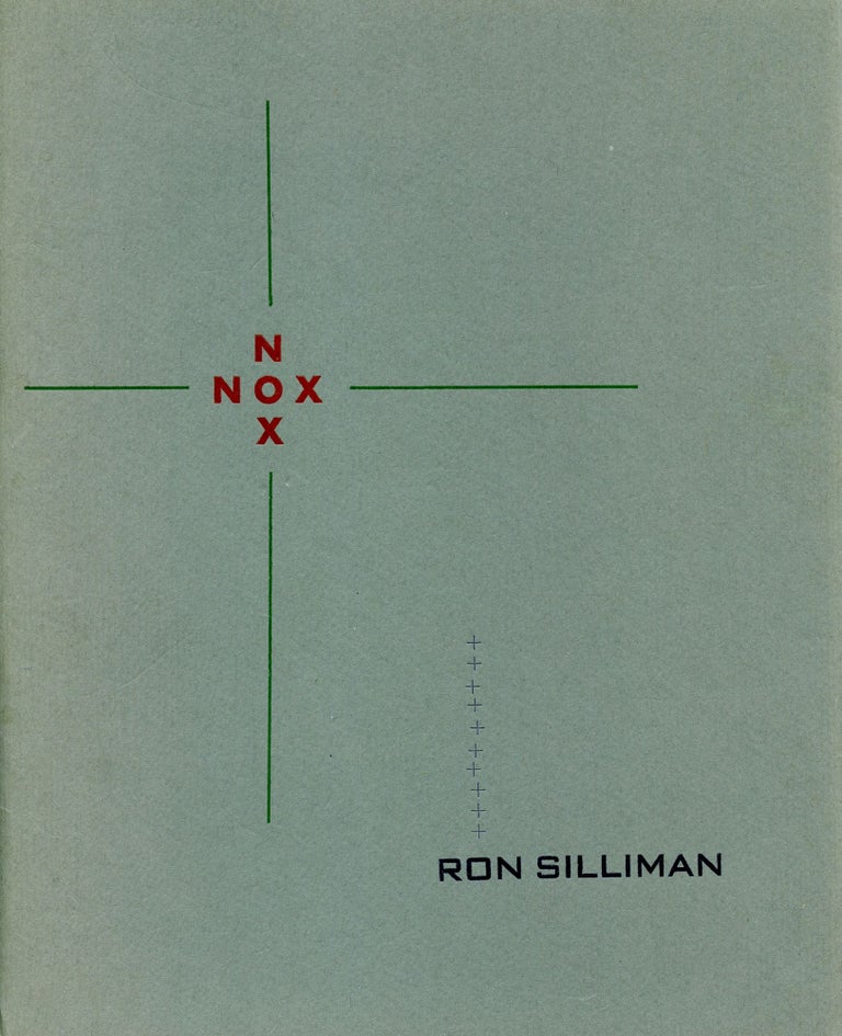 Nox. Ron Silliman. Burning Deck. 1974.