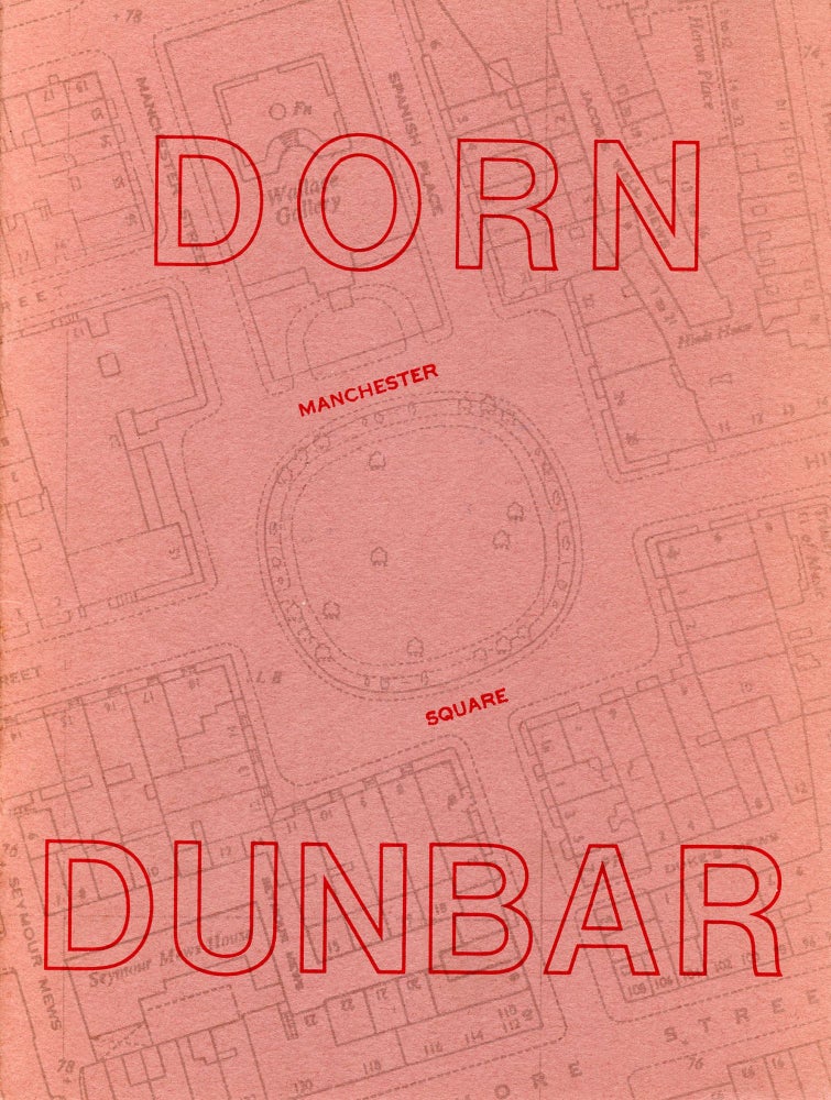 Manchester Square. Edward Dorn, Jennifer Dunbar. Permanent Press. 1965.