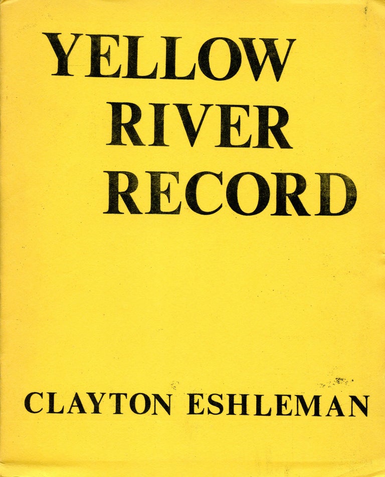 Yellow River Record. Clayton Eshleman. Big Venus. 1969.