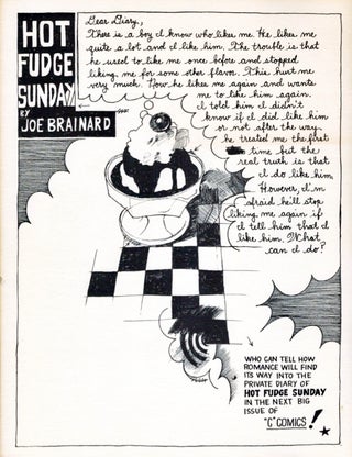 C Comics, nos. 1–2. 1964. Joe Brainard, Edwin Denby, Bill Berkson, Tony Towle, James Schuyler, Ron Padgett, Barbara Guest, Frank O'Hara, John Ashbery.