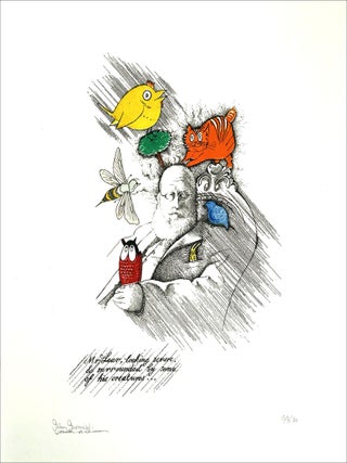 Letters to the Great Dead (both small and large portfolios). John Furnival, Jonathan Williams. Openings Press. 1983–.