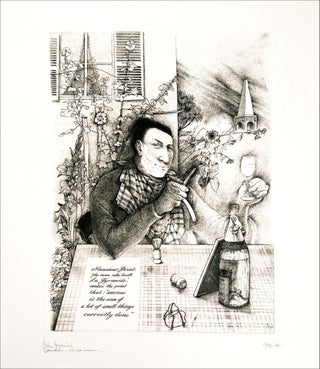 Letters to the Great Dead (both small and large portfolios). John Furnival, Jonathan Williams. Openings Press. 1983–.