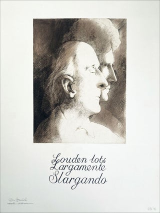 Letters to the Great Dead (both small and large portfolios). John Furnival, Jonathan Williams. Openings Press. 1983–.