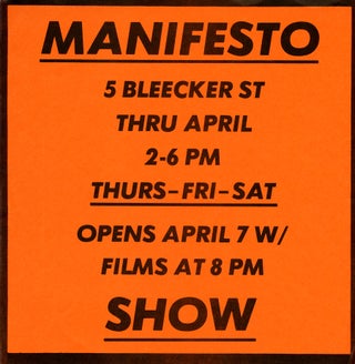 The Manifesto Show. Jenny Holzer.