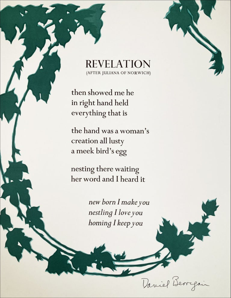 Revelation (after Juliana of Norwich). Daniel Berrigan. N.p. n.d.