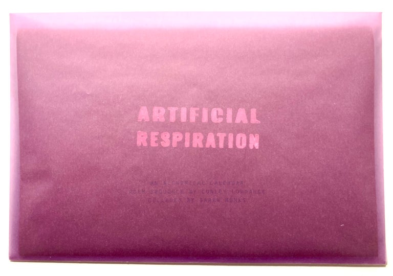 Artificial Respiration (special edition). Conley Lowrance, Sarah Monks. TKS. 2020.