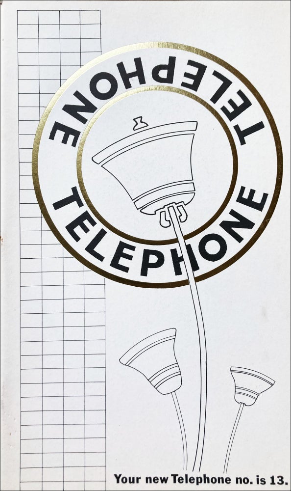 Telephone, no. 13. 1977. Maureen Owen.