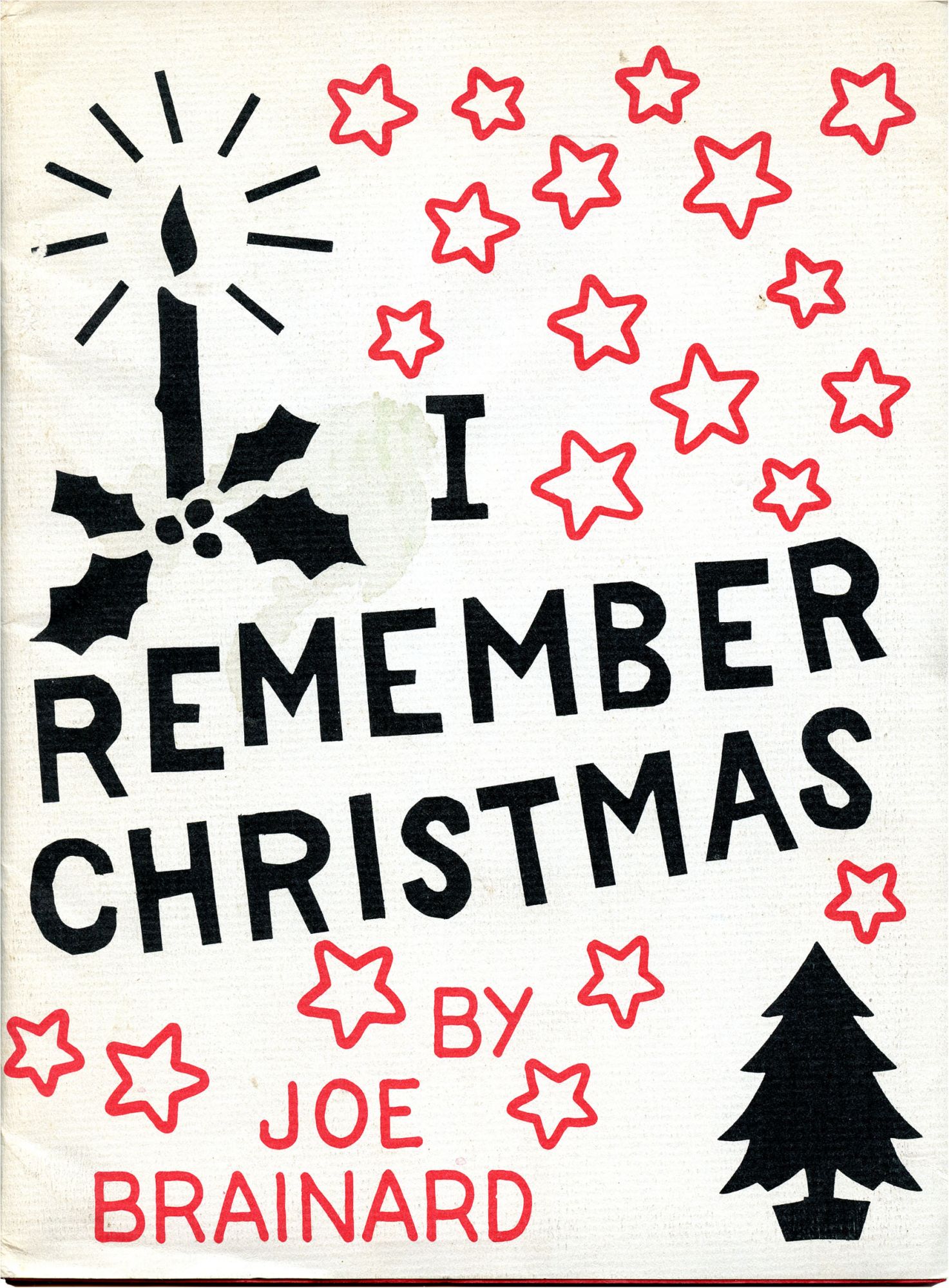 I Remember Christmas | Joe Brainard