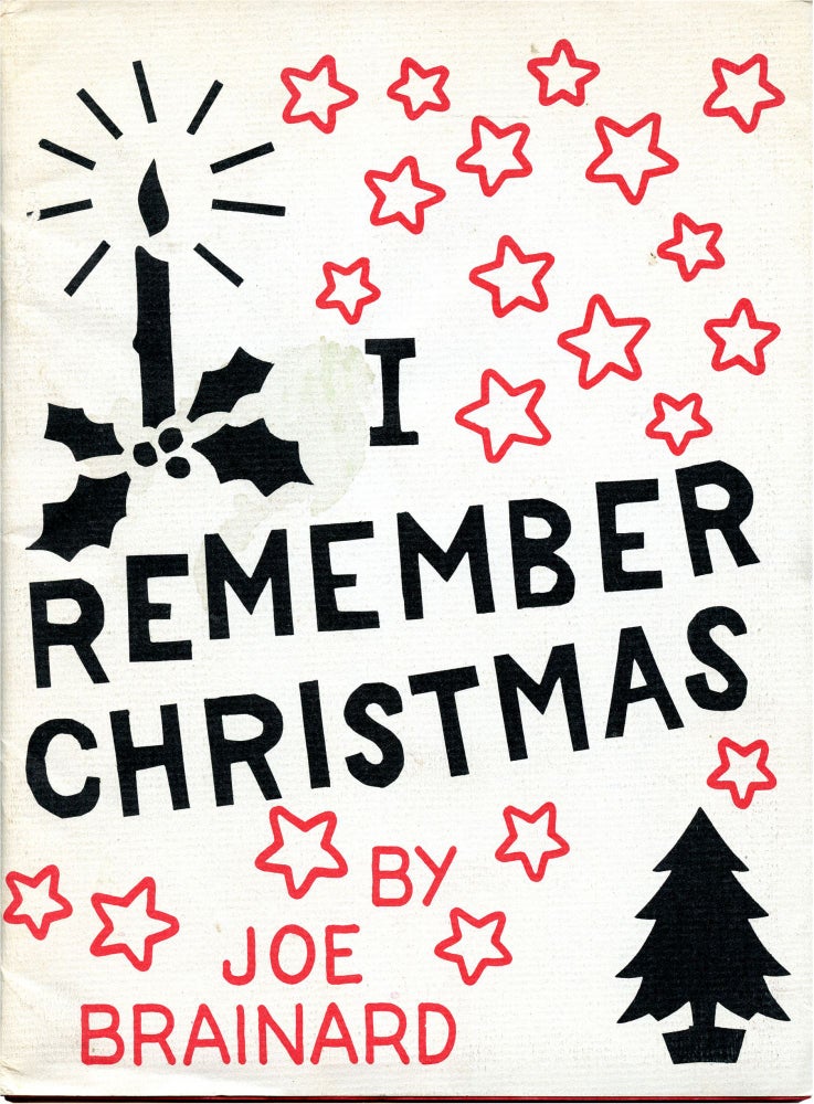 I Remember Christmas. Joe Brainard. Museum of Modern Art. 1973.