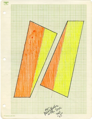[Two untitled drawings]. Neil Williams. 1965.