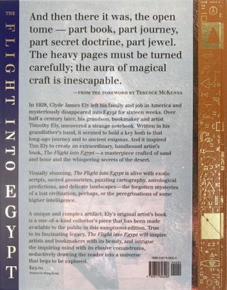 The Flight into Egypt: Binding the Book. Timothy C. Ely, Terence McKenna. Chronicle Books. 1995.