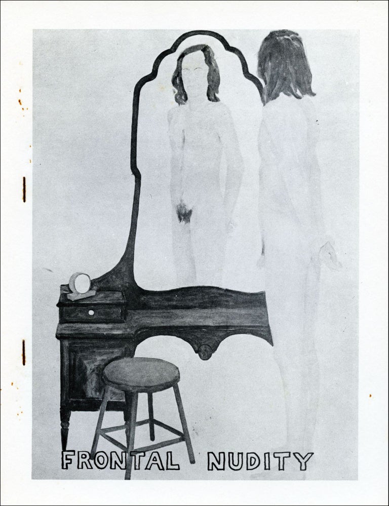 Frontal Nudity. David Rosenberg. Telephone Books. 1972.
