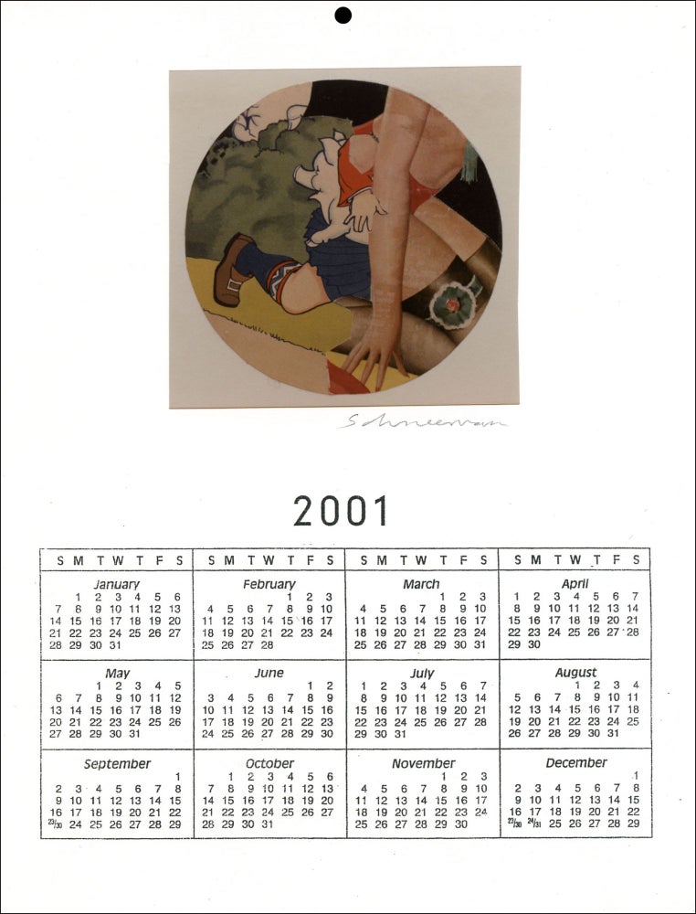 [2001 Calendar]. George Schneeman. 2001.