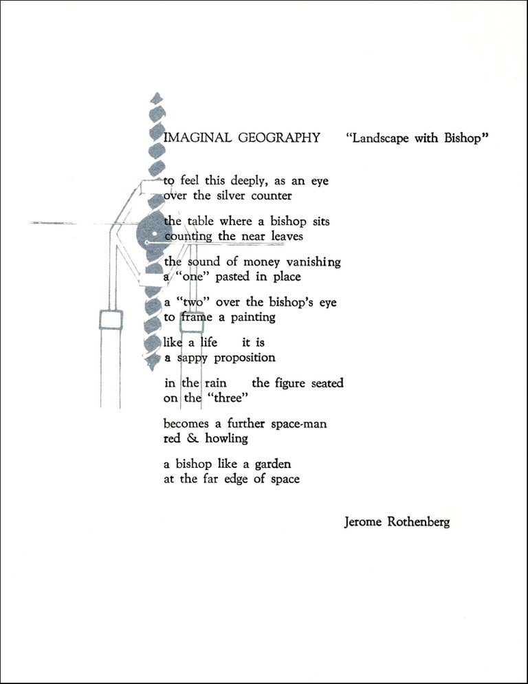 Imaginal Geography "Landscape with Bishop." Jerome Rothenberg. Atticus Press. 1982.