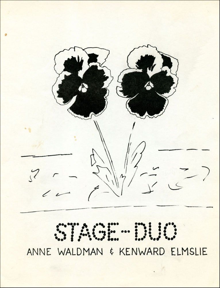Stage-Duo. Anne Waldman, Kenward Elmslie. Rocky Ledge. 1983.