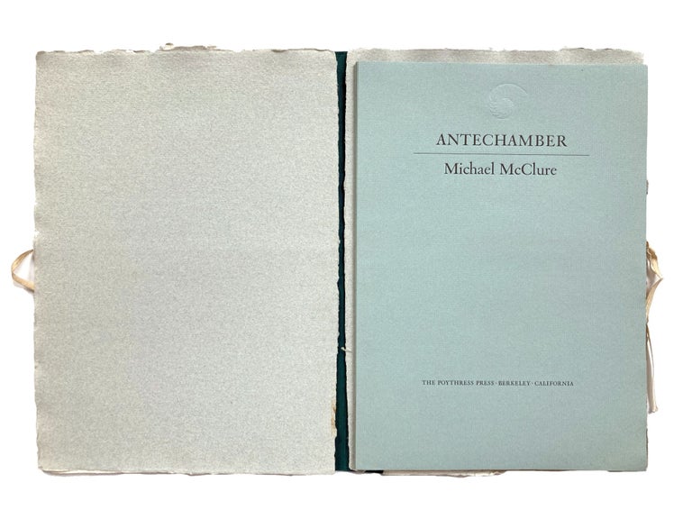 Antechamber. Michael McClure. Poythress Press. 1977.