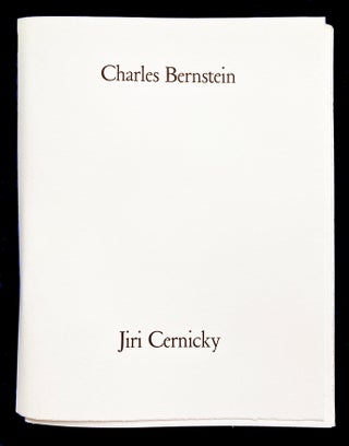 The Introvert. Charles Bernstein, Jiri Cernicky. Collectif Génération. 2010.
