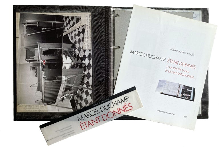 Manual of Instructions for Étant Donnés. Marcel Duchamp. Philadelphia Museum of Art. 1987.