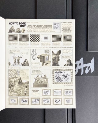 The Art Comics and Satires of Ad Reinhardt. Ad Reinhardt, Thomas B. Hess. Kunsthalle Düsseldorf / Marlborough Rome. 1975.