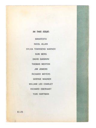 Genesis : Grasp, vol. 1, no. 1. Richard Meyers, David Giannini. 1968.