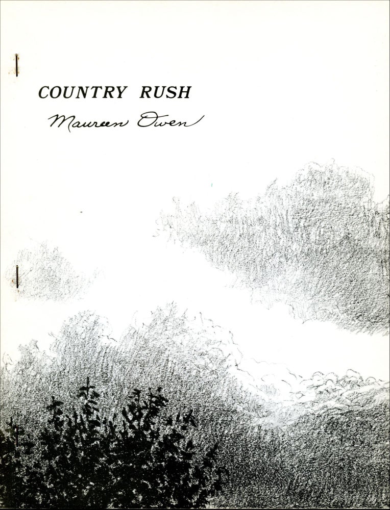 Country Rush. Maureen Owen. Adventures in Poetry. 1973.