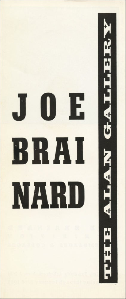 Joe Brainard Exhibition Assemblages & Collages. Joe Brainard. The Alan Gallery. 1965.