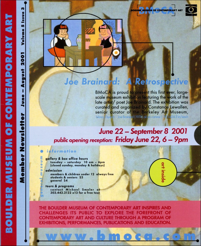Joe Brainard: A Retrospective. Joe Brainard. Boulder Museum of Contemporary Art. 2001.