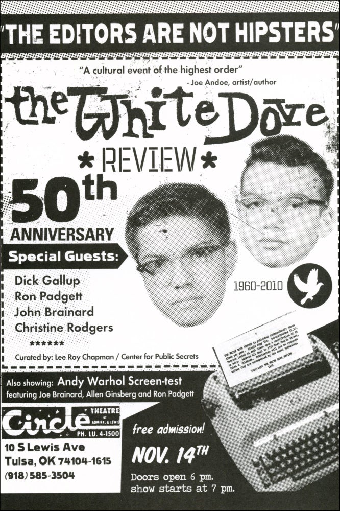 The White Dover Review 1960–2010. Ron Padgett, Dick Gallup, Joe Brainard. N.p. [2010].