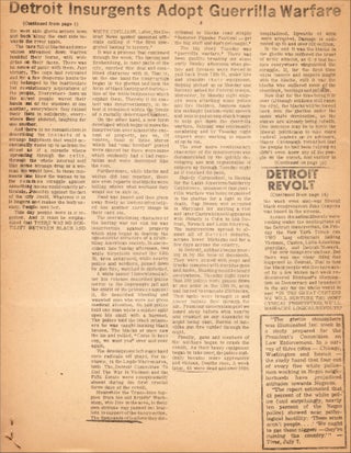 [Dear Guerrilla Editors, Contributors, Correspondents and Subscribers]. Allen Van Newkirk. Guerrilla. 1967.
