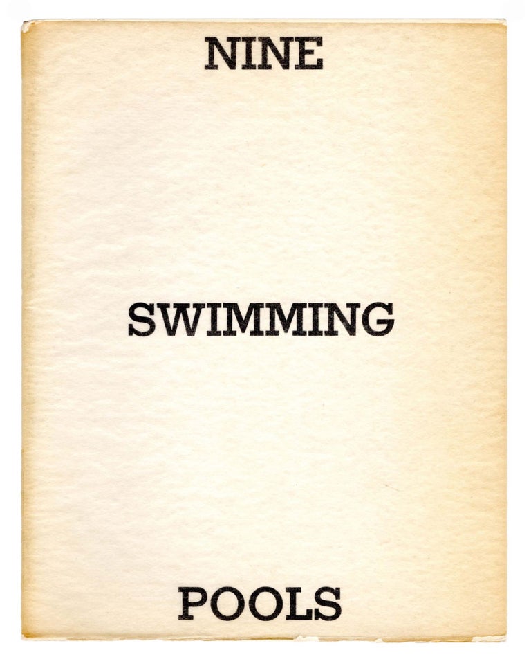 Nine Swimming Pools and a Broken Glass. Edward Ruscha. N.p. 1968.