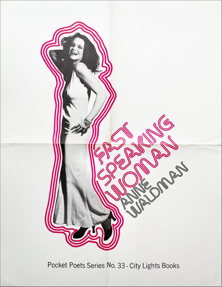 Fast Speaking Woman [poster]. Anne Waldman. City Lights Books. [1975].